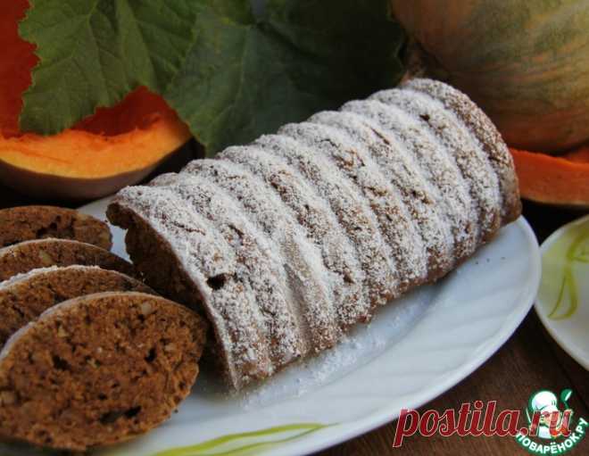 Шоколадно-тыквенный кекс с орехами – кулинарный рецепт