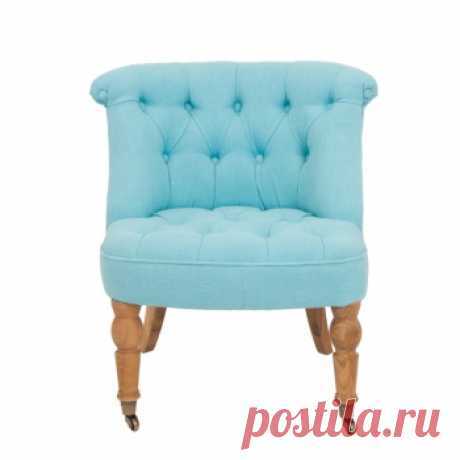 Кресло Aviana Blue YF-1901-T голубое. Дизайнерские кресла купить в Москве - цены на кресло элитное в каталоге интернет-магазина ForestGum