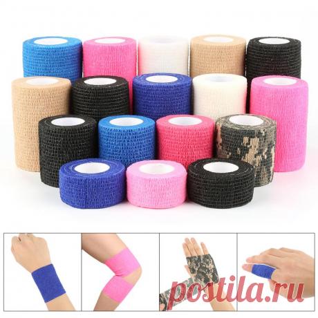 1 шт., самоклеящаяся повязка для первой помощи 2,5/5/7/10/15*4,5 см, газовая лента для домашнего спорта, для обеспечения безопасности при экстренных случаях|Аварийные наборы| | АлиЭкспресс