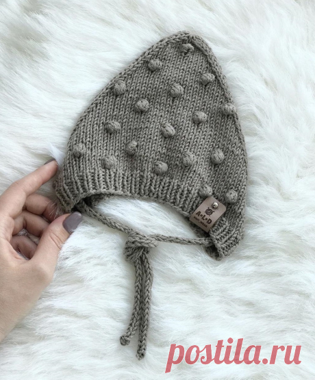 МАСТЕР КЛАССЫ > Описание вязания Шапочка "Горошки" купить в интернет-магазине