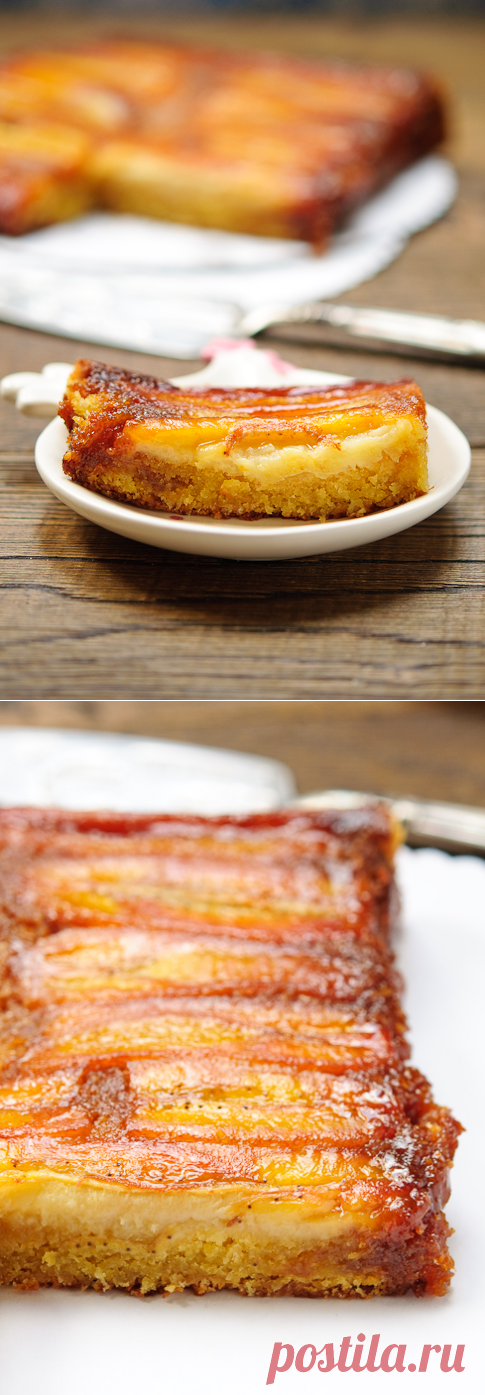 Банановый карамельный перевернутый пирог - Le petit terroir — ЖЖ