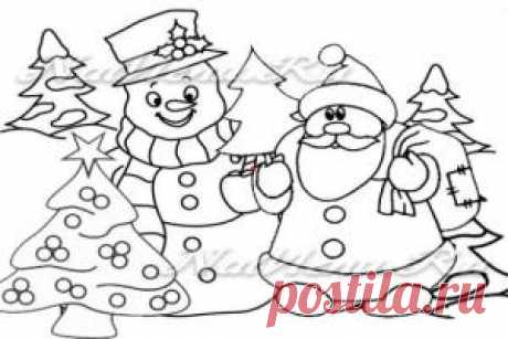 Трафареты оленей на Новый год, шаблоны для вырезания