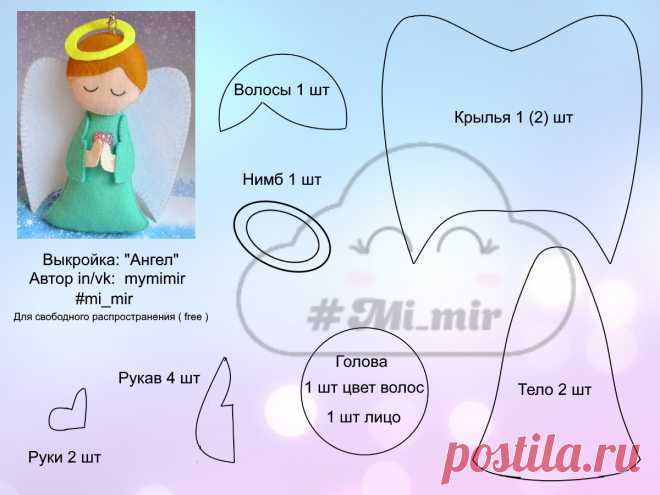 # angel # de la pantalla # patrón # con sus propias manos # creatividad # trabajo manual # juguete # para niños