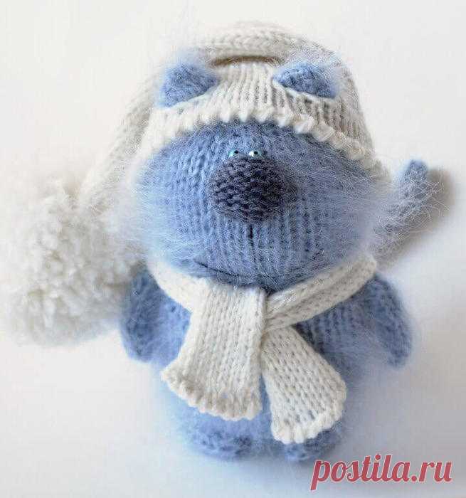 Вяжем смешного Кота спицами