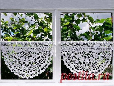 шторы вязанные крючком - Поиск в Google