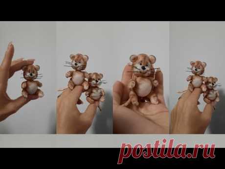 Шью тигрёнка из колготок 🙂