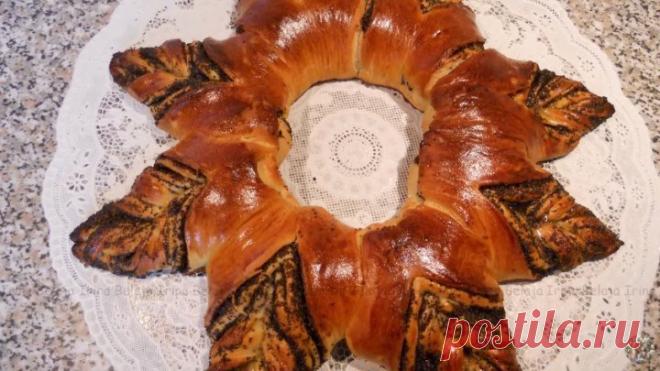 Пасхальный венок из теста (рецепт под видео)