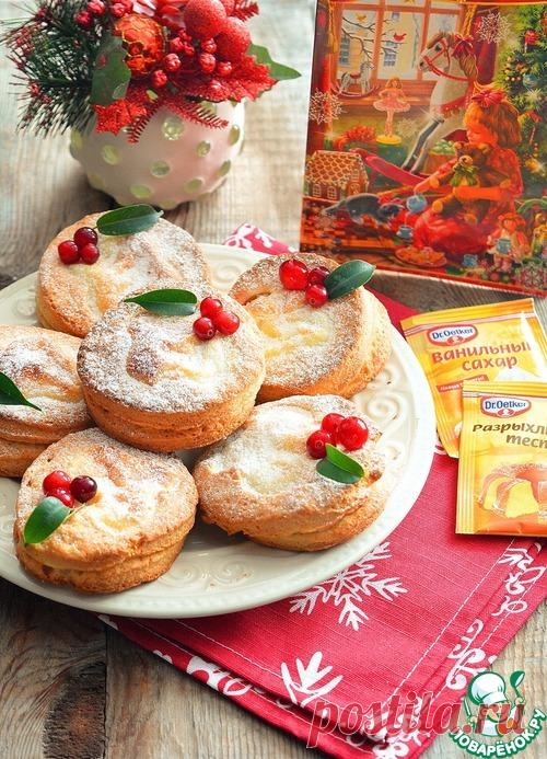 Творожное печенье с творожной начинкой - кулинарный рецепт