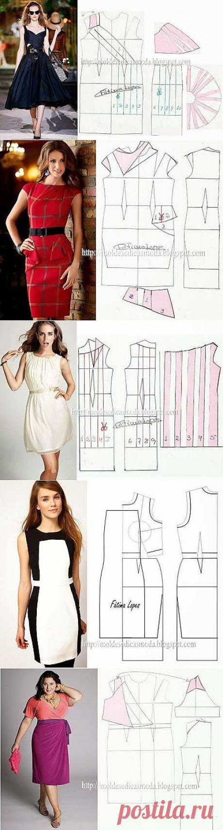Moldes Moda por Medida: VESTIDOS 8