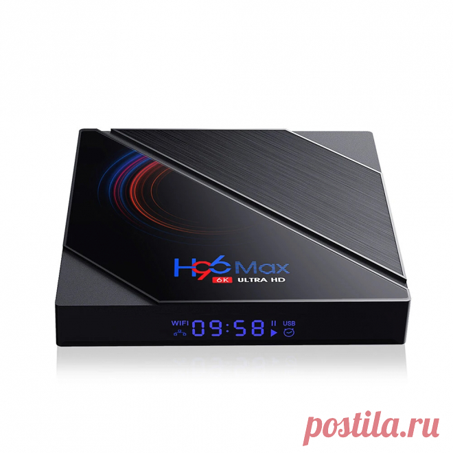 H96 Max H616 4GB RAM 64GB ROM 5G Wifi bluetooth 4.0 Android 10.0 4K 6k UHD 3D St - US$46.99