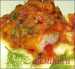 Хек с овощами
