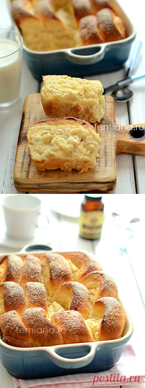 Сладкие булочки из дрожжевого теста с начинкой из творога | FEMIANA
