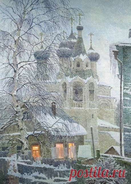 Сергей Николаевич Андрияка (1958-2024)

«Снегопад в старой Вологде» (2010)