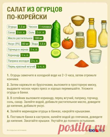 Огурцы в банках на зиму: 6 вкусных и простых рецептов заготовок - 18 августа 2025 | 76.ру
