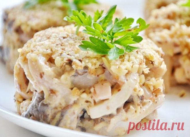 Салат «Сытый гость» – кулинарный рецепт