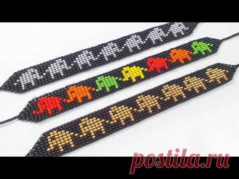 🐘 Фенечка из бисера 