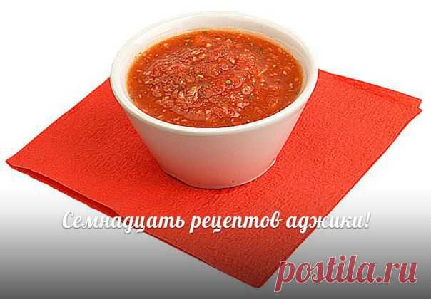 СЕМНАДЦАТЬ РЕЦЕПТОВ АДЖИКИ!.