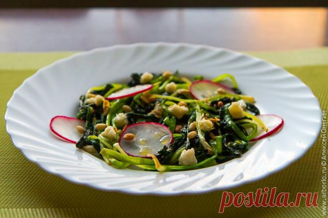 Жареная черемша | Кулинарные заметки Алексея Онегина