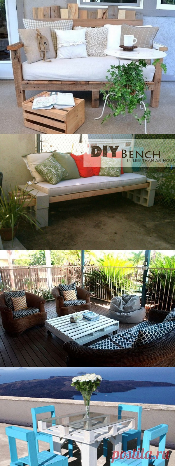 Идеи для дачной мебели