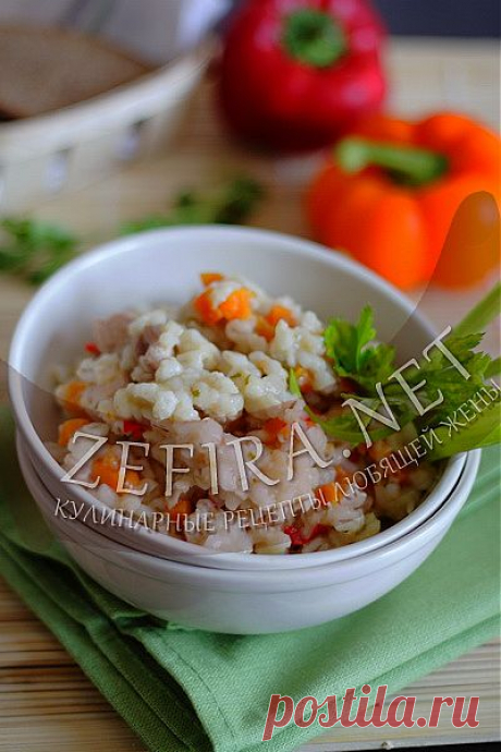 Перловка с мясом и овощами - домашние рецепты с фото