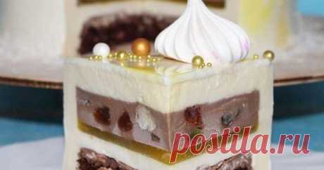 Муссовый торт «Шоколад – Лимон» Рецепт муссового торта со вкусом лимона и шоколада от @miraehl.miraehl