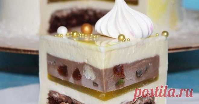 Муссовый торт «Шоколад – Лимон» Рецепт муссового торта со вкусом лимона и шоколада от @miraehl.miraehl