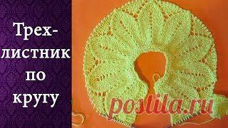 Вязание свитера круговыми спицами без швов. Уроки вязания на видео