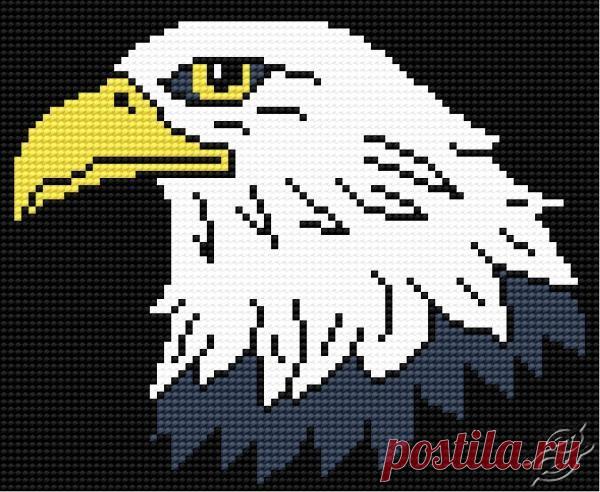 FREE PATTERNS - Animals - Eagle - Gvello Stitch