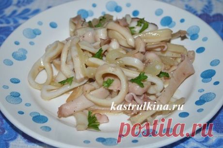 Как пожарить кальмары вкусно