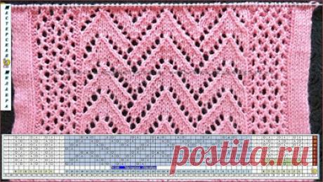 Узор спицами № 146 - Мастерская "Милабра"