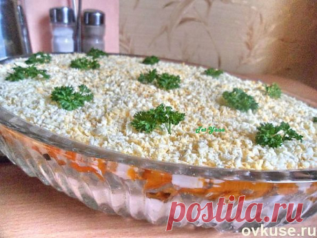 Салат &quot;Воронье гнездо&quot; - Простые рецепты Овкусе.ру