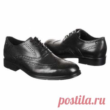 Men's Rockport Almartin Wingtip Oxford Black Shoes.com