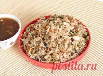 Вкуснейший жареный ароматный рис на гарнир. Супер рассыпчатый!