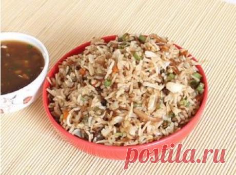 Вкуснейший жареный ароматный рис на гарнир. Супер рассыпчатый!