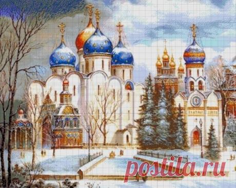 42-4118-НТ Троице-сергиева лавра - набор для вышивания (А. Токарева)