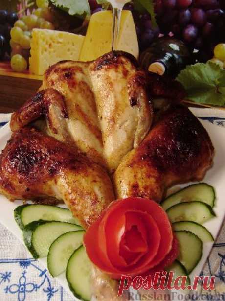 Рецепт: Имбирно-медовая курица запеченная на RussianFood.com