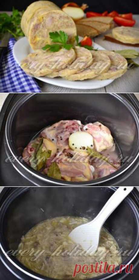 Зельц из курицы