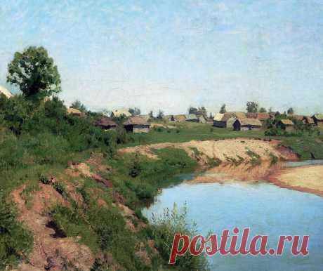 "Деревня на берегу реки", 1883

Левитан Исаак Ильич