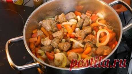 Очень вкусное Жаркое По-Домашнему | A Delicious Beef Stew, English Subtitles