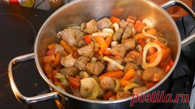 Очень вкусное Жаркое По-Домашнему | A Delicious Beef Stew, English Subtitles