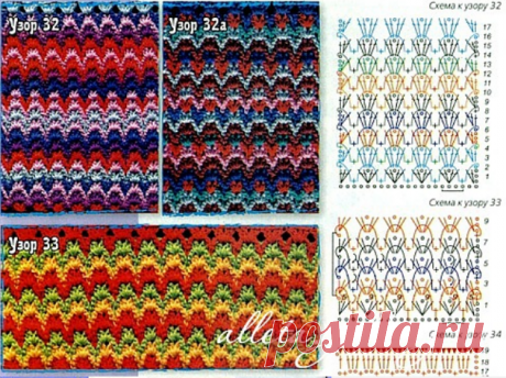 KNIT STUDIO YANA BURYAK: Узор миссони крючком. Подборка схем