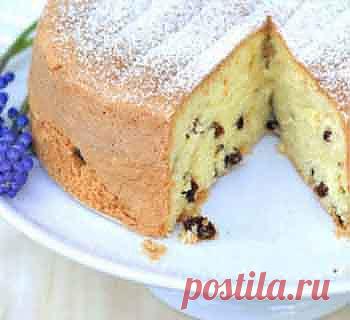 Рецепт бисквитного пирога с изюмом в мультиварке - Пирог в мультиварке . 1001 ЕДА вкусные рецепты с фото!