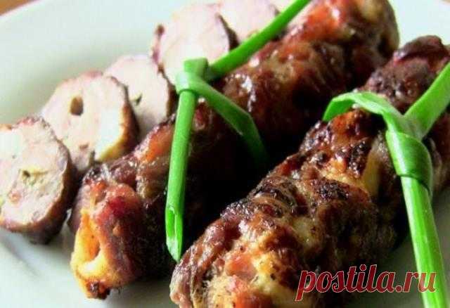 Домашняя колбаска в фольге. Намного вкуснее магазинной.