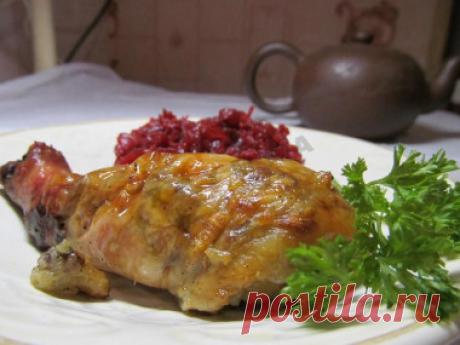 Куриные голени фаршированные грибами рецепт фото пошагово и видео - 1000.menu