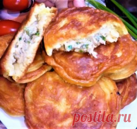 Оладьи с мясной начинкой или ленивые беляши без заморочек / Видео-рецепты / TVCook: пошаговые рецепты с фото