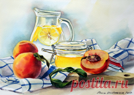 Мария Мишкарева - художник акварелист. Натюрморты.