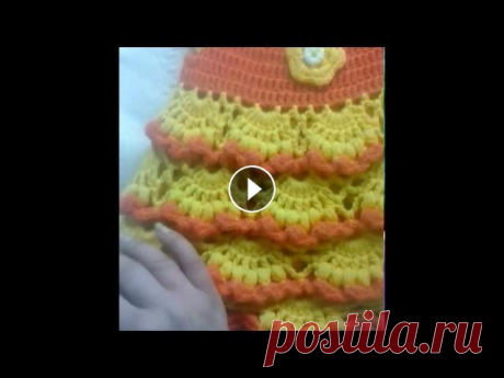 детский сарафан крючком сарафан для девочки крючком...