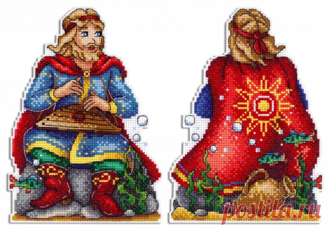 Sadko in the Underwater Kingdom SR-573 Plastic Canvas Counted Cross St — Wizardi
