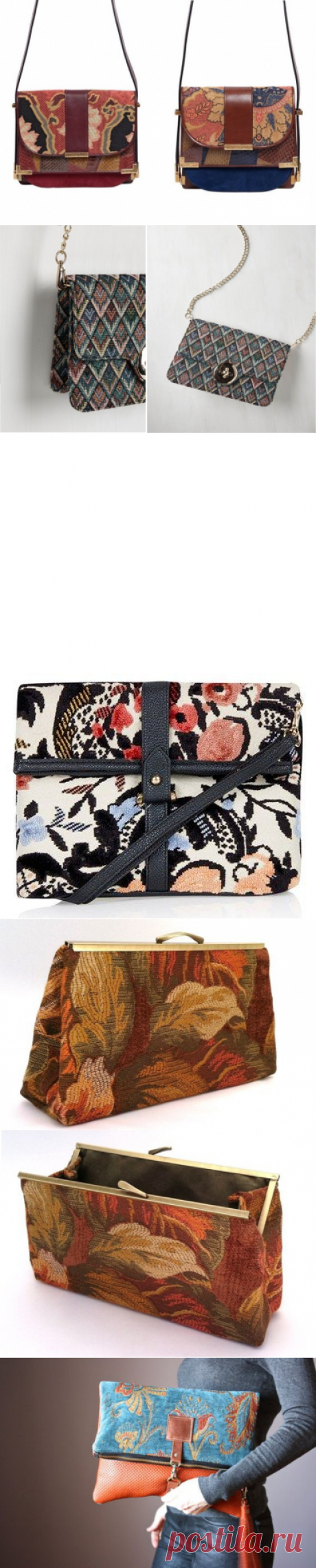 Сумки из гобелена, которые хочется носить (трафик) / Сумки, клатчи, чемоданы / ВТОРАЯ УЛИЦА