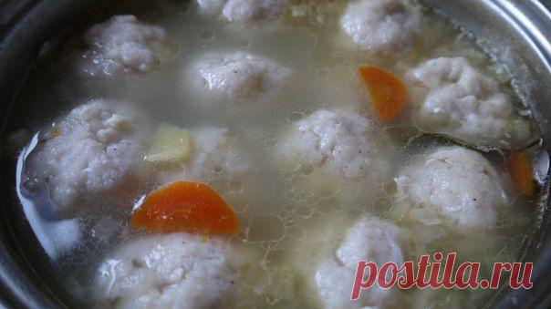 рыбный суп с тефтелями